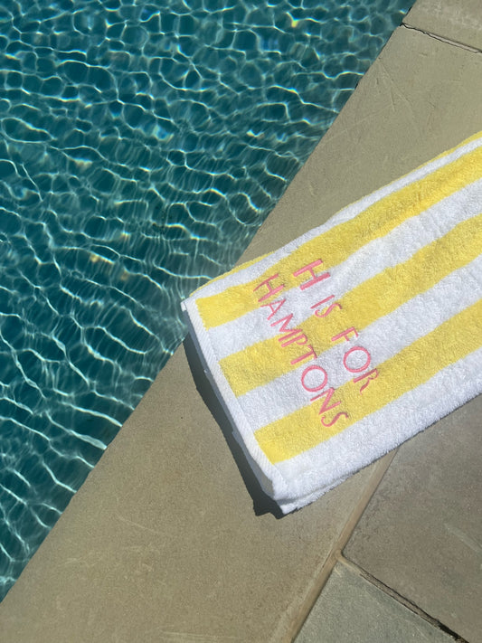 Hamptons Beach towel
