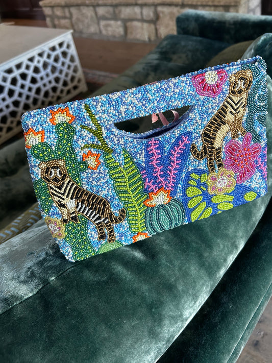 Aunt K's Jungle Reverie Clutch